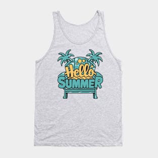 Hello summer and happy day Tank Top